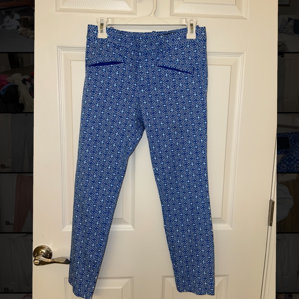 GAP Blue Pattern Work Pants